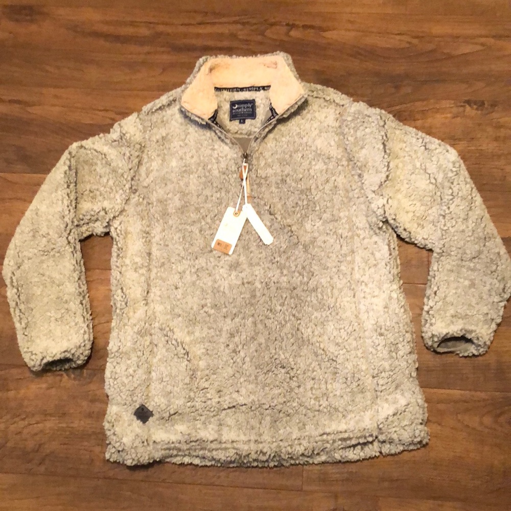 NEW Simply Southern Sherpa jacket with pockets